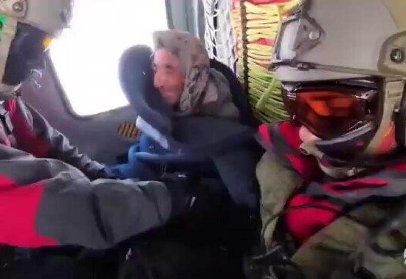 15 gün çovğunda qalan şəxs belə xilas edildi