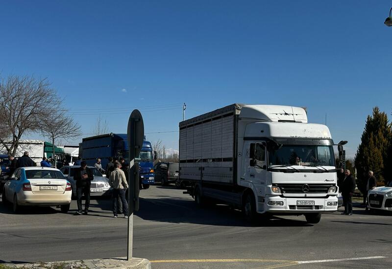 Ağdərə rayonunun Həsənriz kəndinə növbəti köç karvanı yola salınıb