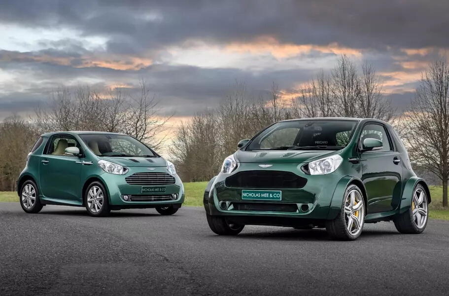 Уникальный Aston Martin Cygnet с двигателем от Vantage выставили на продажу