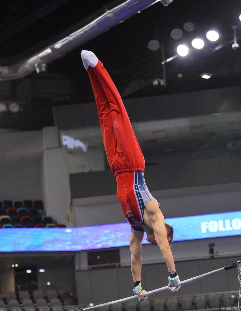 Bakıda idman gimnastikası üzrə Dünya Kubokunun 2 ci günü start götürüb