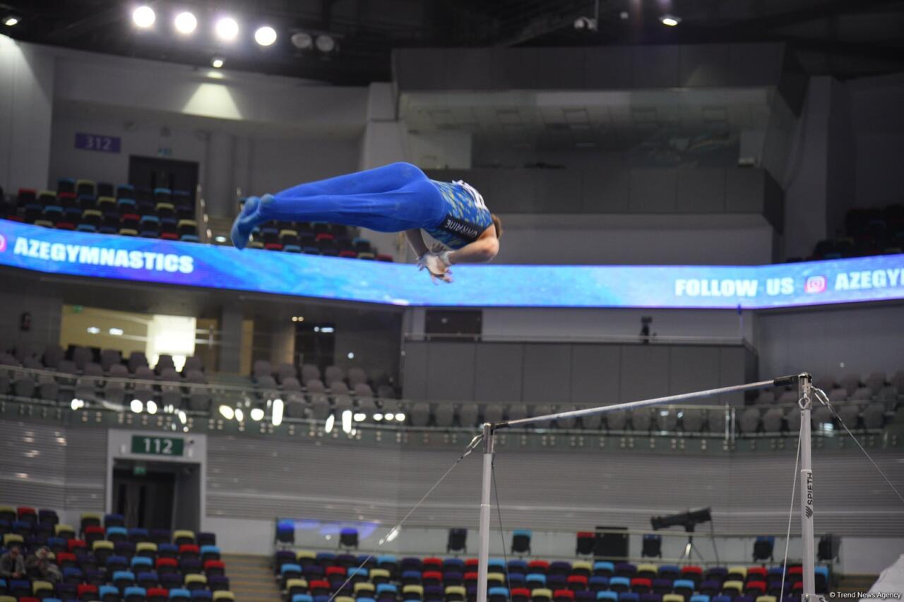 Bakıda idman gimnastikası üzrə Dünya Kubokunun 2 ci günü start götürüb