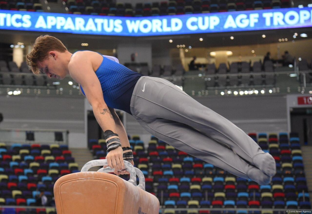 Bakıda idman gimnastikasınin sonuncu günü start götürüb