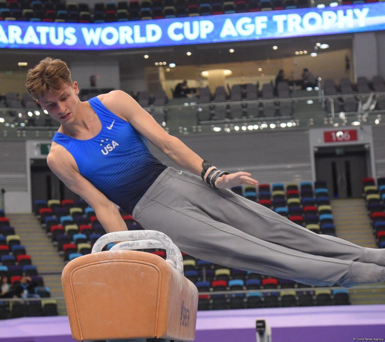 Bakıda idman gimnastikasınin sonuncu günü start götürüb