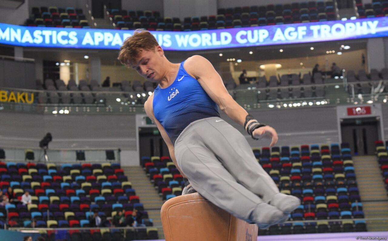 Bakıda idman gimnastikasınin sonuncu günü start götürüb