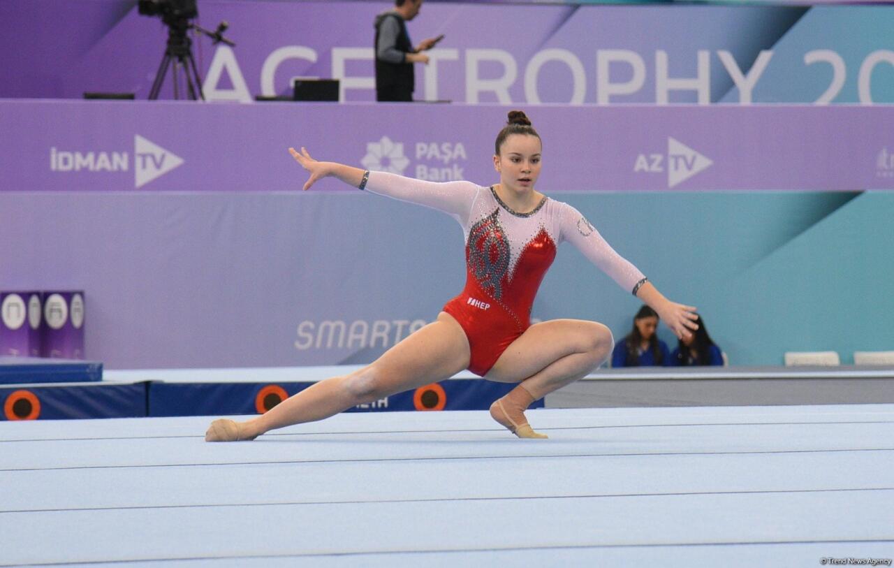 Bakıda idman gimnastikasınin sonuncu günü start götürüb