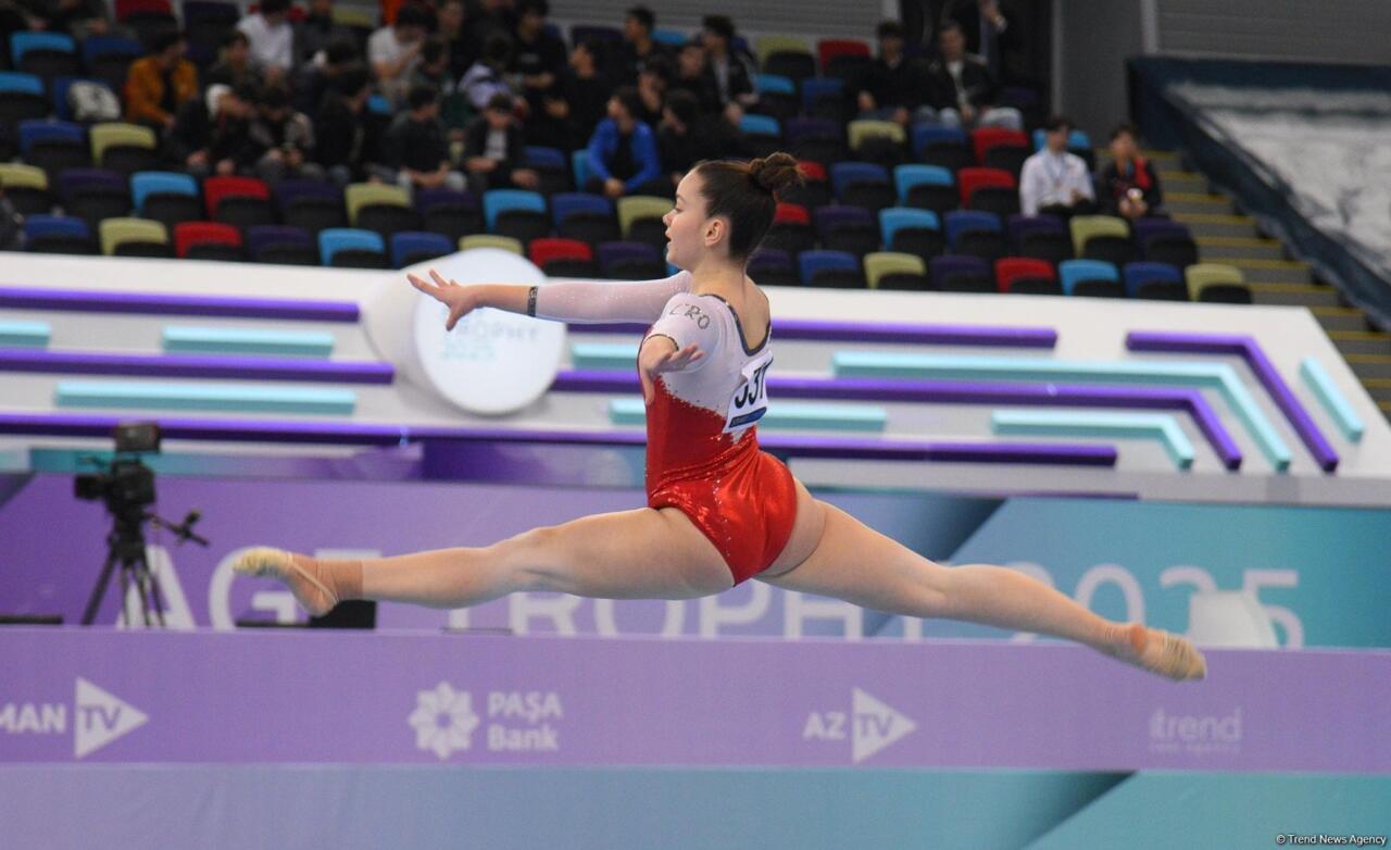 Bakıda idman gimnastikasınin sonuncu günü start götürüb