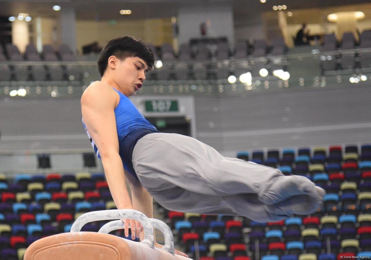 Bakıda idman gimnastikasınin sonuncu günü start götürüb