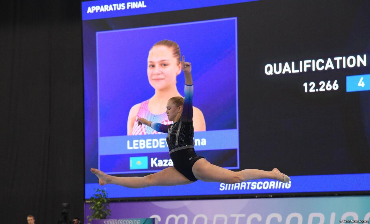 Bakıda idman gimnastikasınin sonuncu günü start götürüb