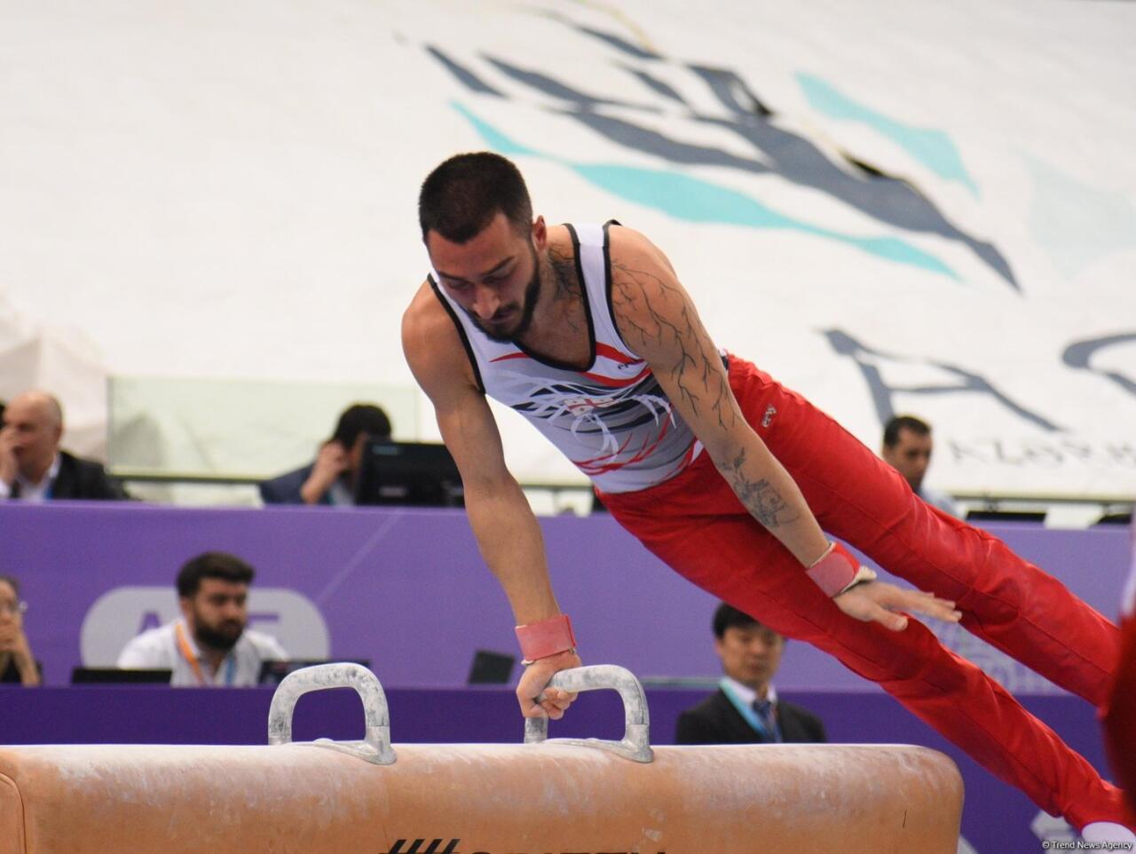 Bakıda idman gimnastikasınin sonuncu günü start götürüb