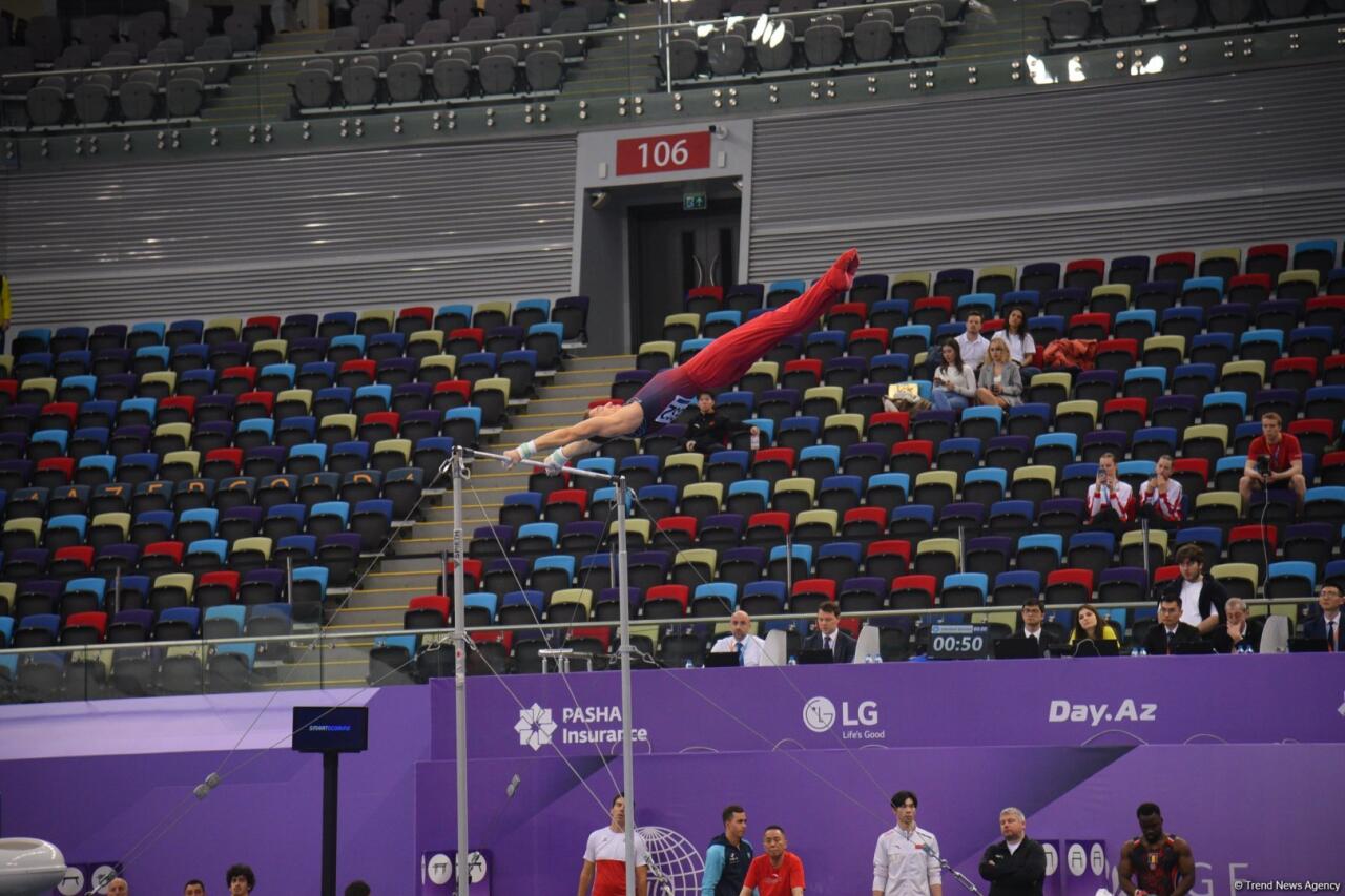 Bakıda idman gimnastikasınin sonuncu günü start götürüb