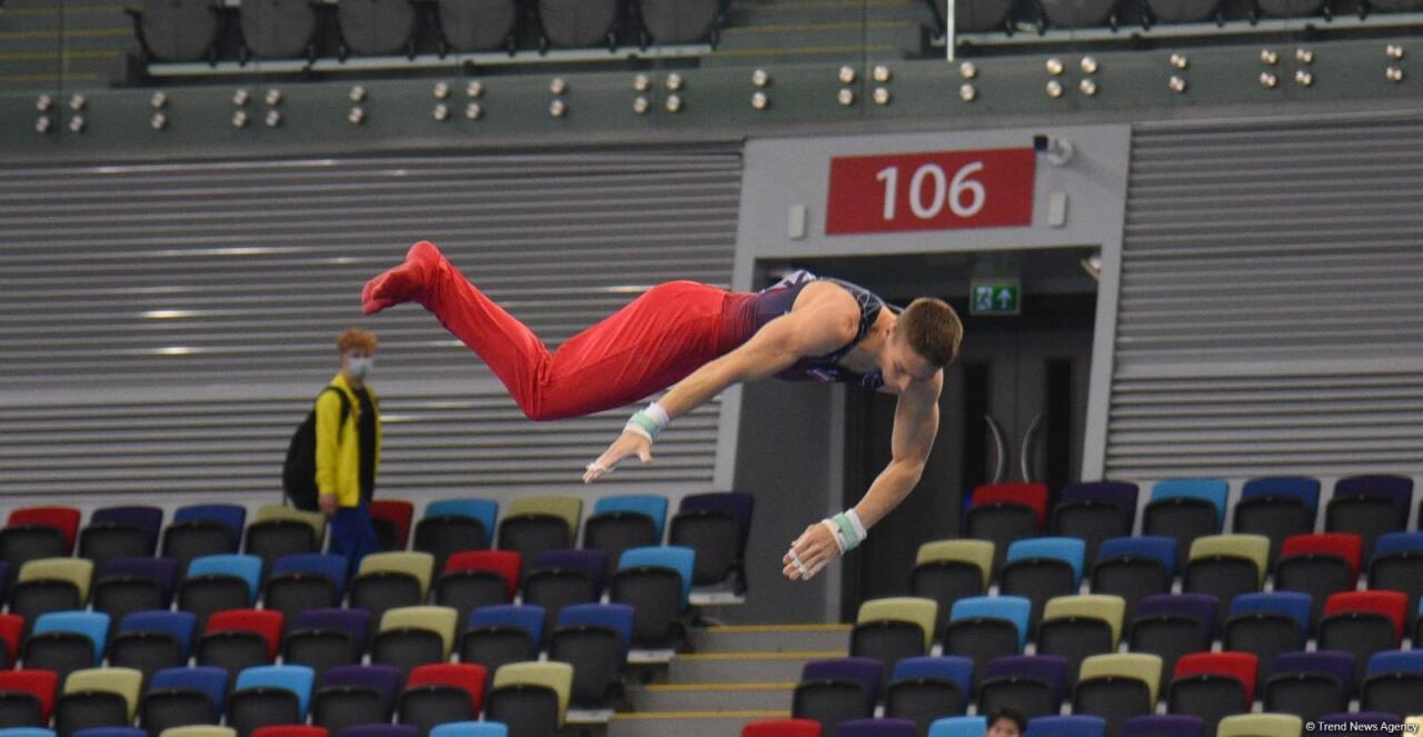 Bakıda idman gimnastikasınin sonuncu günü start götürüb