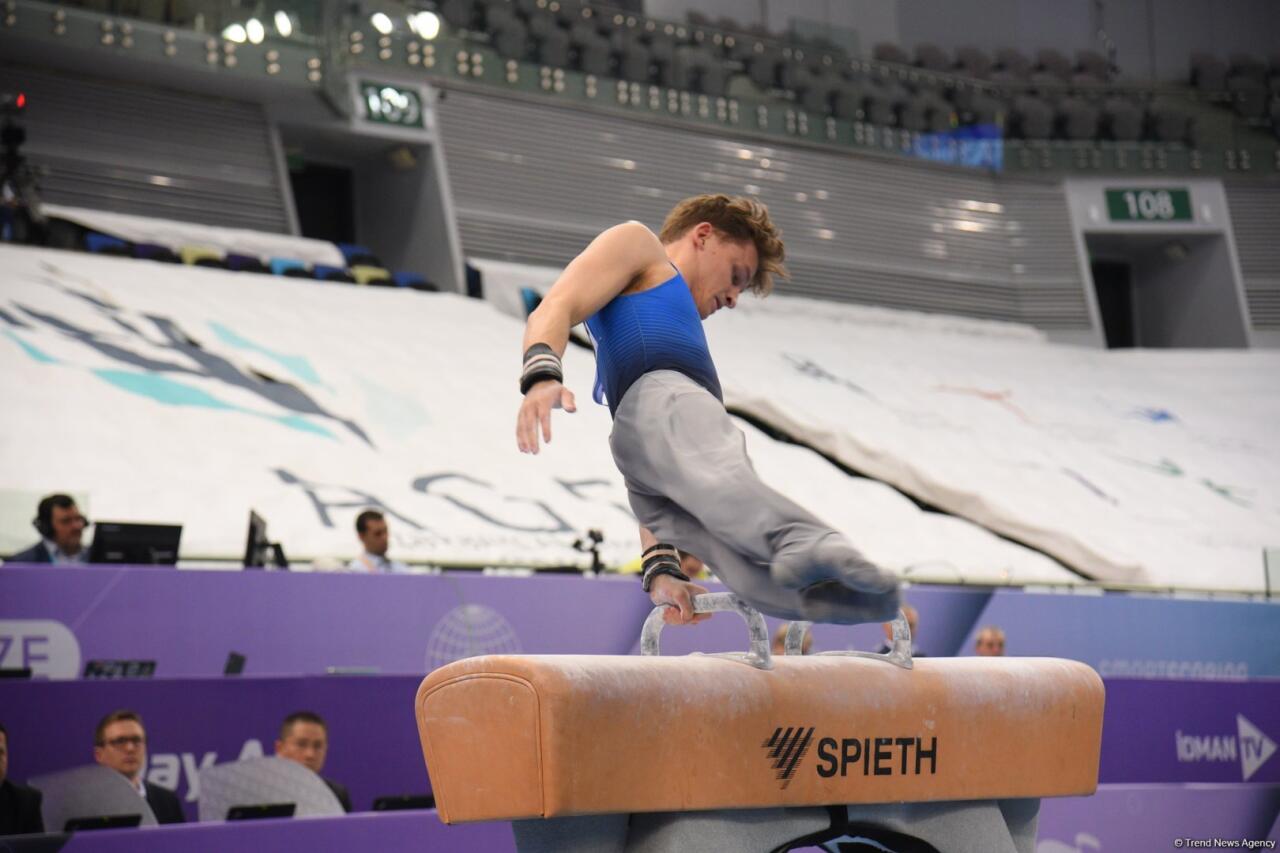 Bakıda idman gimnastikasınin sonuncu günü start götürüb