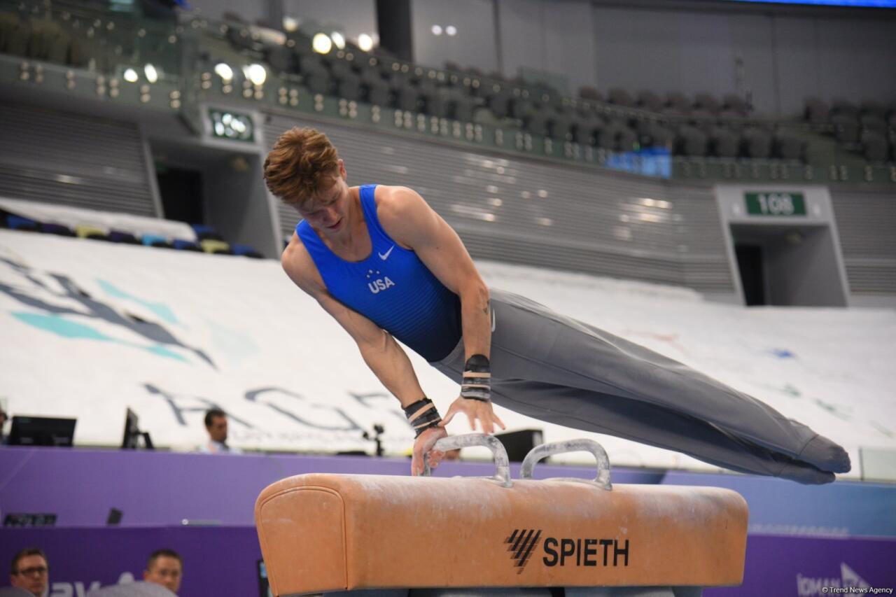 Bakıda idman gimnastikasınin sonuncu günü start götürüb