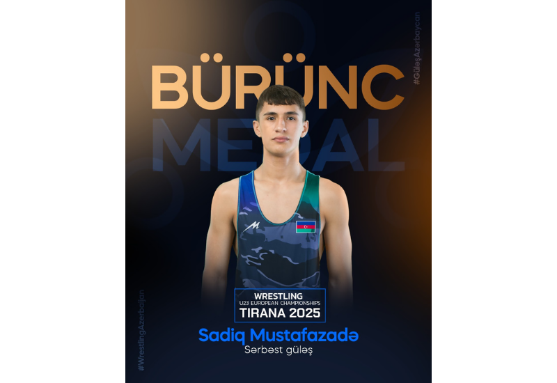 Sadiq Mustafazadə U-23 Avropa çempionatının bürünc medalını qazandı