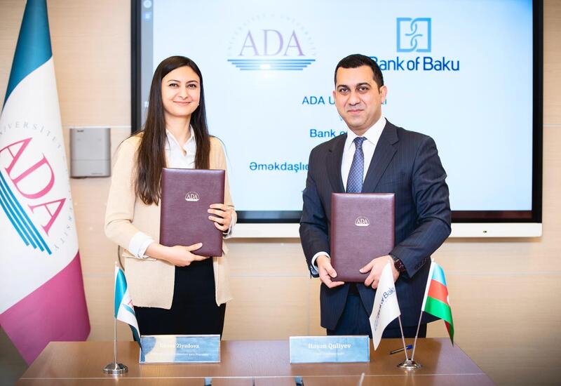 ADA Universiteti və Bank of Baku arasında memorandum imzalanıb