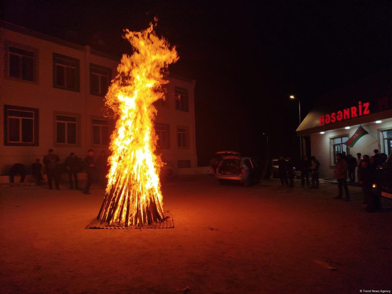 İşğaldan azad olunan Həsənriz kəndində Yel çərşənbəsi qeyd edilib