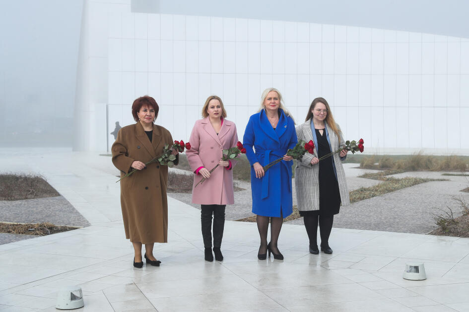 Председатель Эстонско-азербайджанской межпарламентской рабочей группы посетила Парк Победы