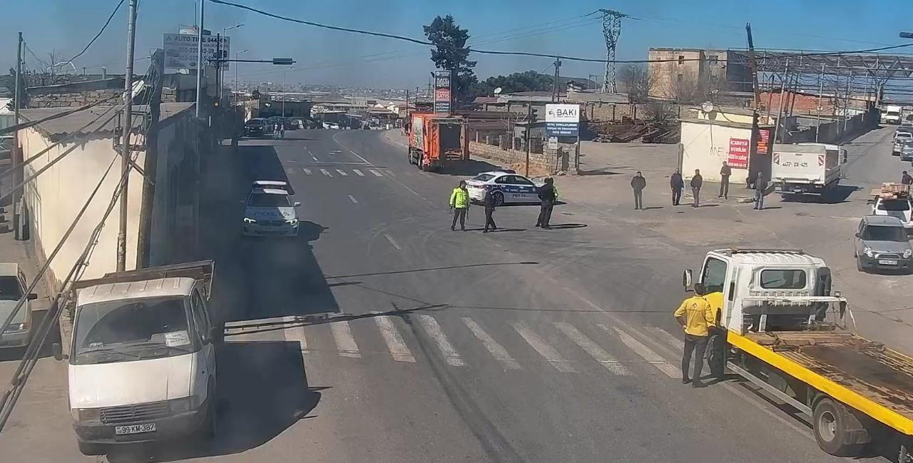 Yük maşını aşdı, “Baksol yolu”