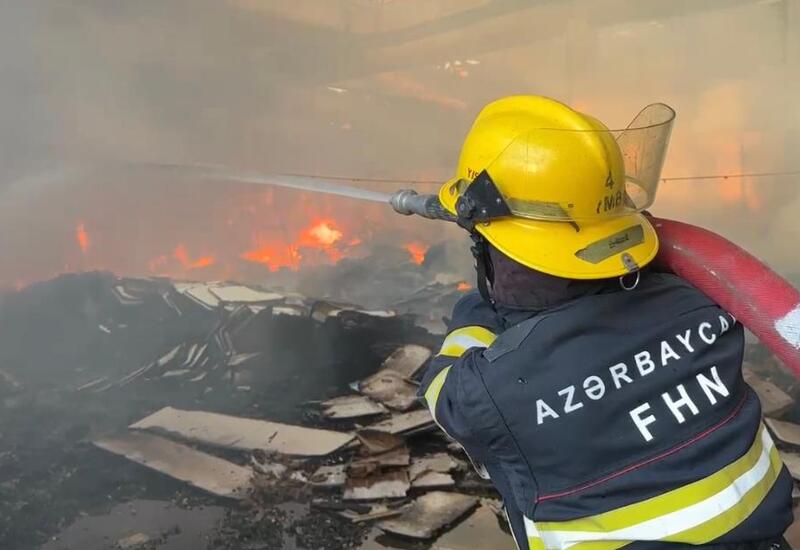 В жилом доме в Габале произошел пожар