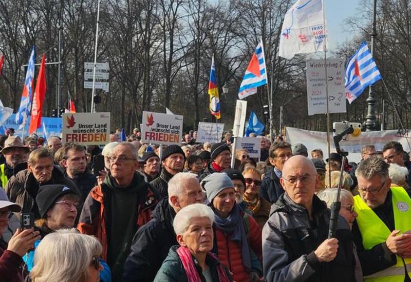 В Берлине проходит акция протеста