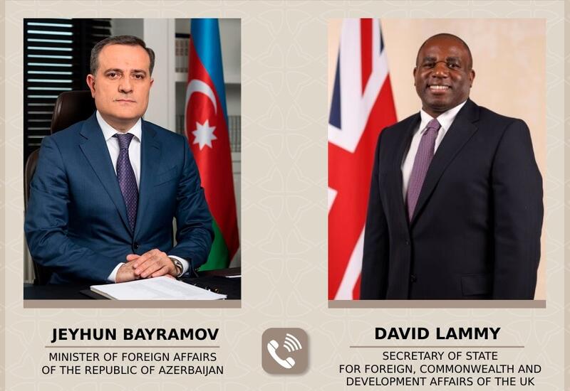Ceyhun Bayramov Devid Ləmmi ilə Ermənistanla sülh prosesinin hazırkı durumunu müzakirə edib