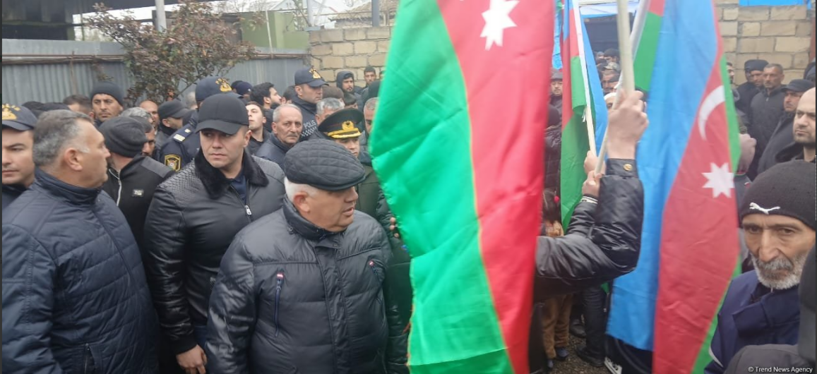 В Азербайджане простились с солдатом, погибшим под снежной лавиной