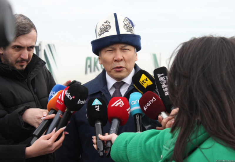 Qırğızıstan səfiri maddi-texniki yardıma görə Azərbaycana təşəkkür edib