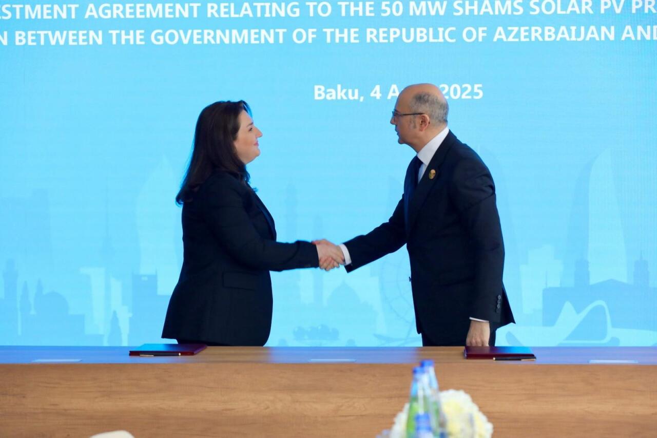 Günəş enerjisi layihələri üzrə İcra və İnvestisiya müqavilələri imzalanıb