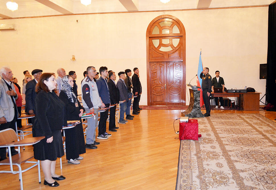 Şəhid əsgər Eynəliyev Samrad İkram oğlunun xatirəsinə anım mərasimi keçirilib