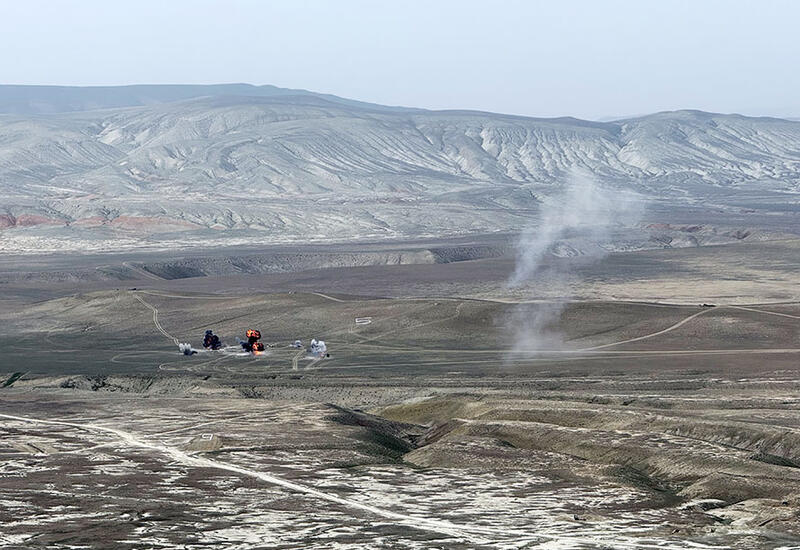 Azərbaycan Ordusunda döyüş atışlı taktiki təlim keçirilib