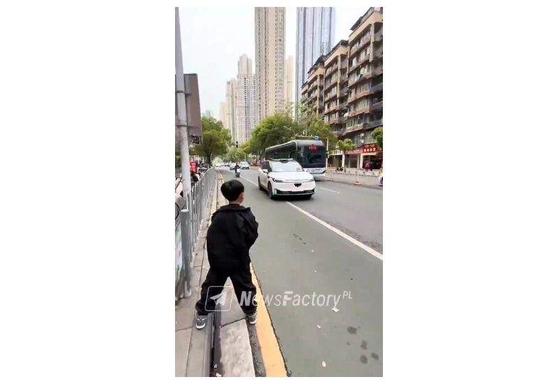 Беспилотное такси в китайском Ухане