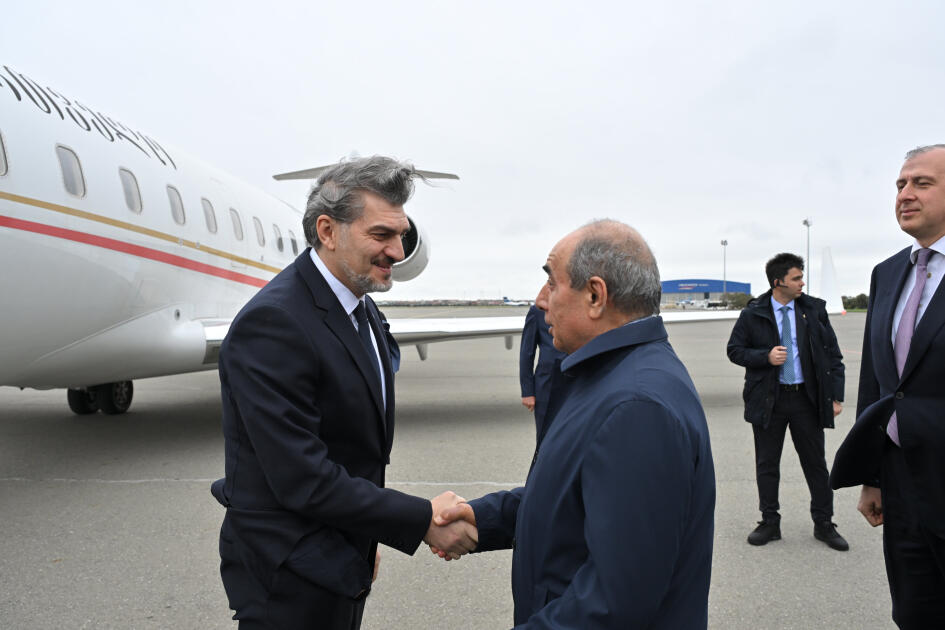 Gürcüstan Prezidenti Mixeil Kavelaşvili Azərbaycana rəsmi səfərə gəlib