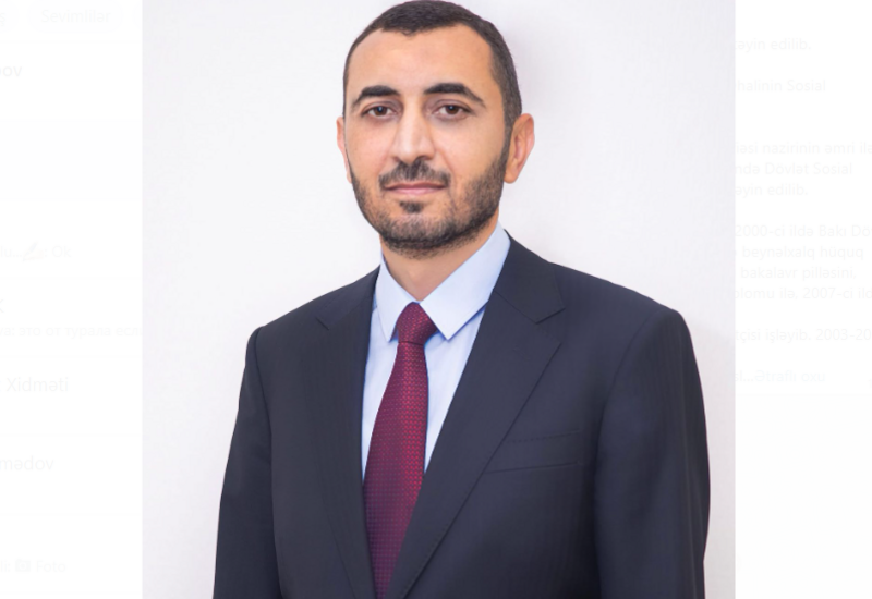 Dövlət Sosial Müdafiə Fonduna yeni sədr təyin edilib