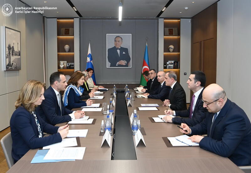 Azərbaycan və Sloveniya XİN rəhbərləri beynəlxalq nəqliyyat dəhlizləri çərçivəsində əməkdaşlığı müzakirə ediblər