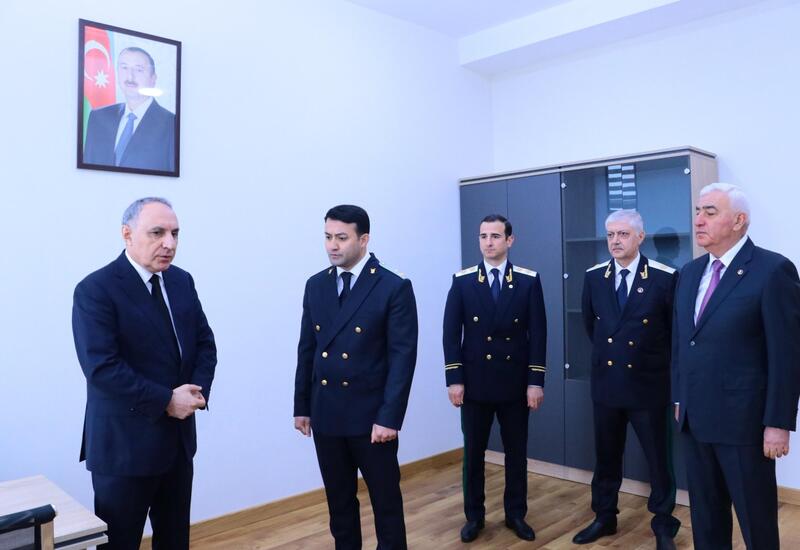 Pirallahı rayon prokurorluğunun yeni inzibati binasının açılışı olub