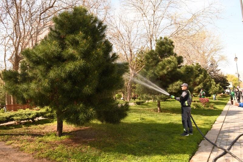 Bu gün Bakının 550 küçəsi yuyulub