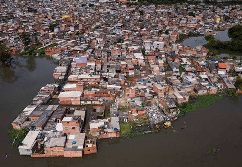 Braziliyada daşqınlar səbəbindən 37 mindən çox ev işıqsız qalıb