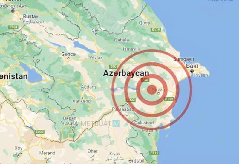 Azərbaycanda zəlzələ baş verdi