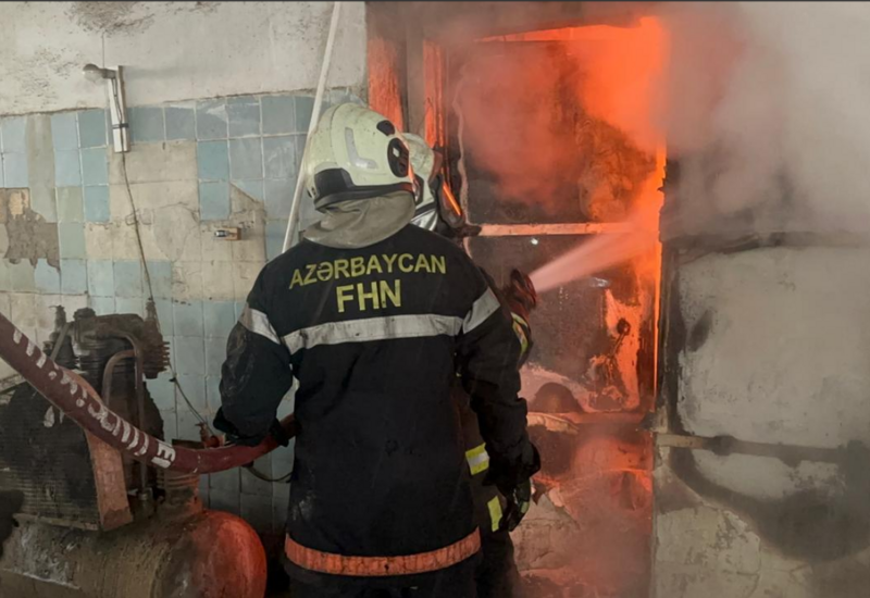 Anbardakı yanğınla bağlı