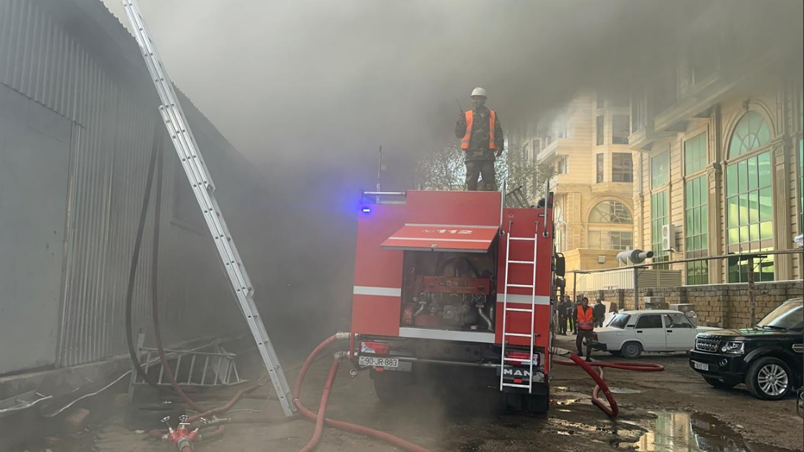 Anbardakı yanğınla bağlı