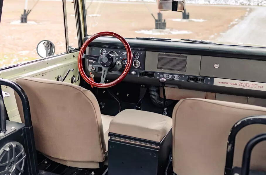 С аукциона продадут рестомод International Scout на шасси Jeep Wrangler