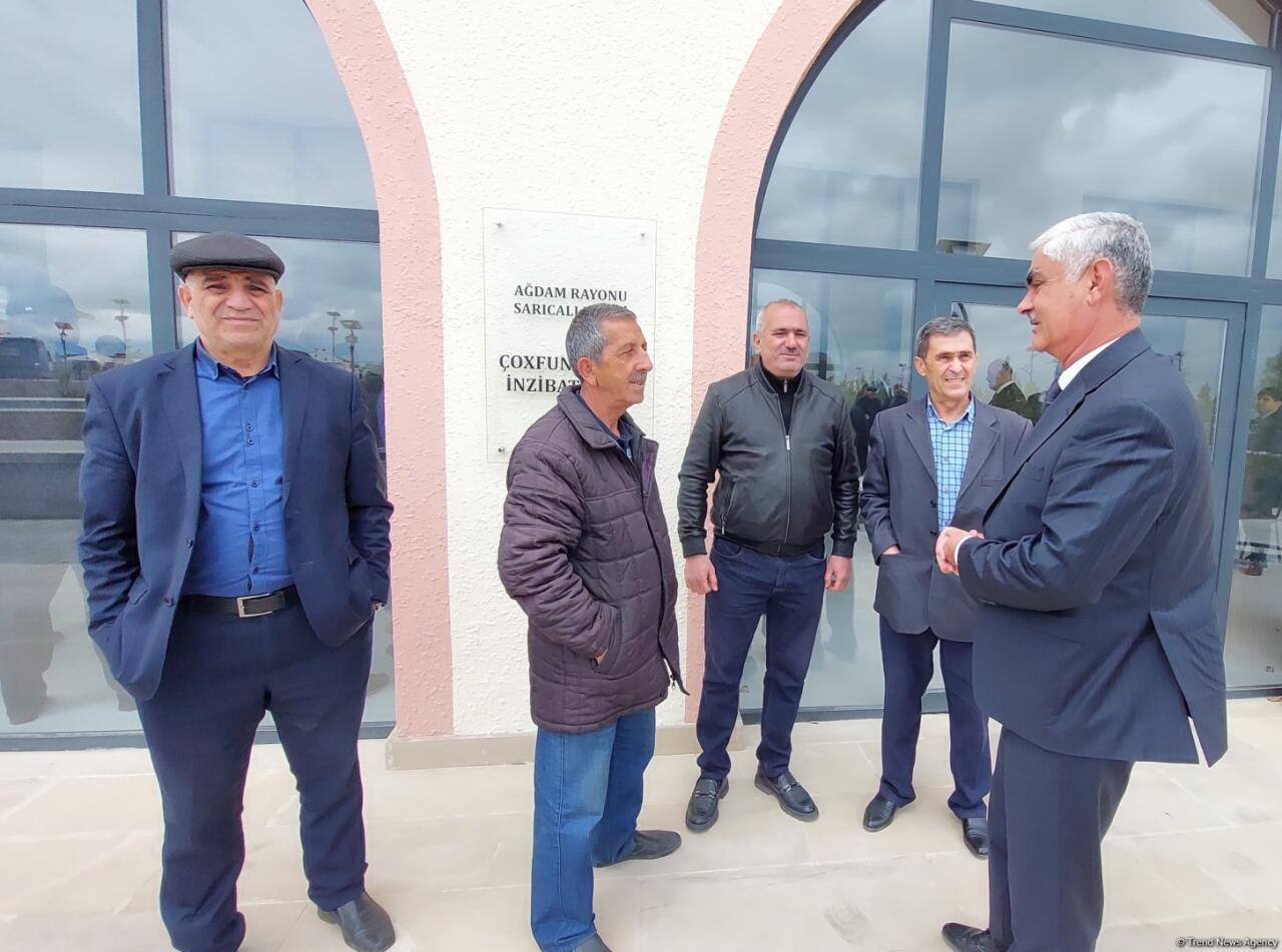 Köç karvanı Ağdam rayonunun Sarıcalı kəndinə çatıb