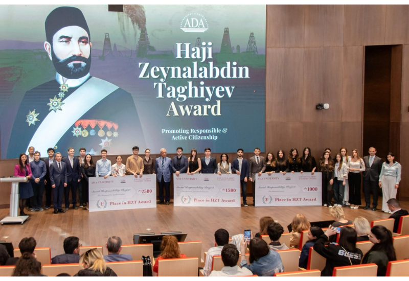 ADA Universitetində Hacı Zeynalabdin Tağıyev Mükafatı təqdim olunub