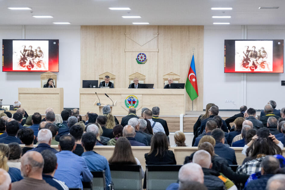 Продолжился суд над лицами, обвиняемыми в совершении многочисленных преступлений против азербайджанского народа