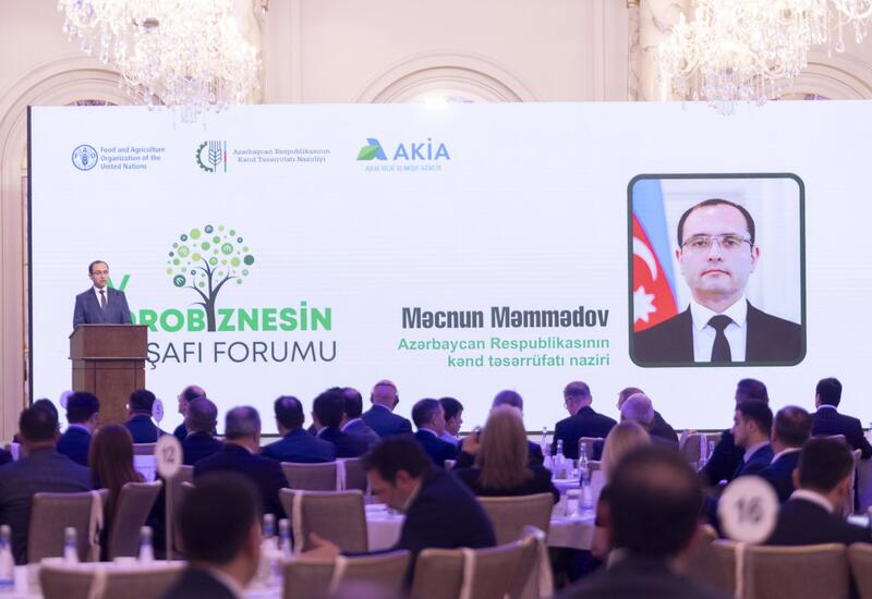 Bakıda IV Aqrobiznesin İnkişafı Forumu keçirilib