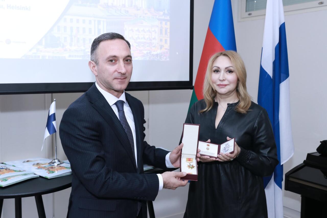 Встреча с азербайджанской общиной в Хельсинки