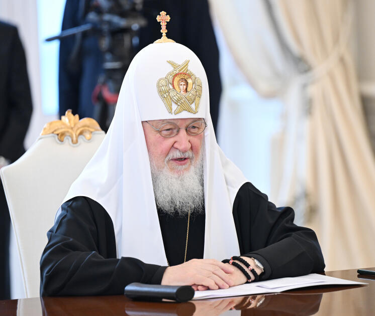 Президент Азербайджана Ильхам Алиев и Первая леди Мехрибан Алиева встретились с Патриархом Московским и всея Руси Кириллом