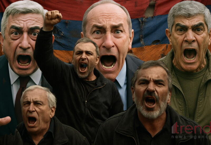 Ermənilər odla oynayır