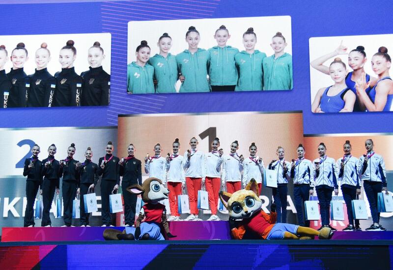Bakıda keçirilən “Bədii gimnastika üzrə Avropa kuboku”nun üçüncü günündə qaliblər məlum olub