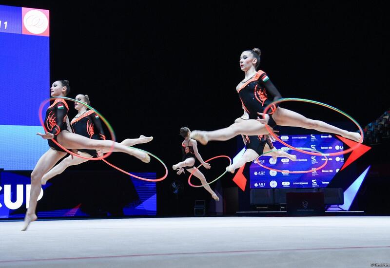 Bakıda “Bədii gimnastika üzrə Avropa kuboku”nun üçüncü günü start götürüb